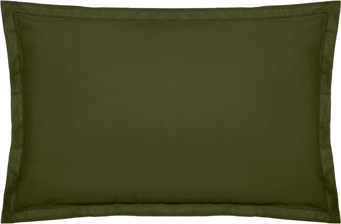 Atmosphera Katoen kussensloop - Set van 2 stuks - 50x70cm - Kaki