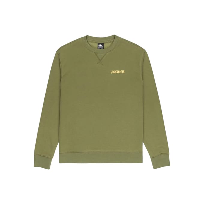 Quiksilver Salt Water Graphic Sweatshirt Groen L Man