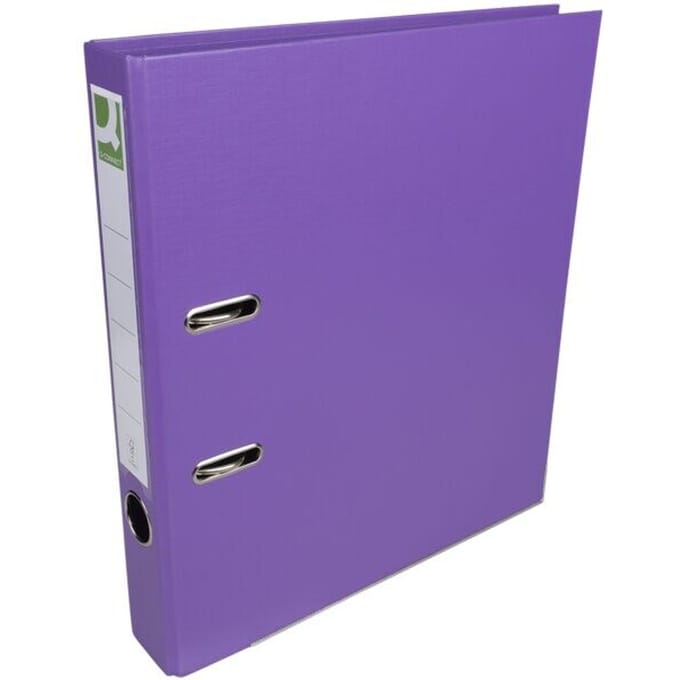 Q-CONNECT ordner, voor ft A4, volledig uit PP, rug van 5 cm, violet