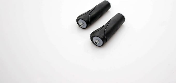 Widek Handvatten Urban 120 Mm Rubber Zwart/grijs Per Set