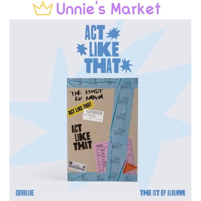 GENBLUE - ACT LIKE THAT / Het 1e EP-album 1EA gray
