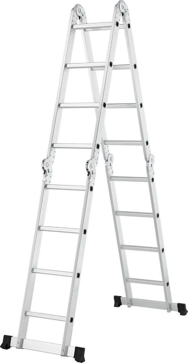 Multifunctionele vouw ladder 6 in 1 - Vouwladder - Ladder - 4,7M