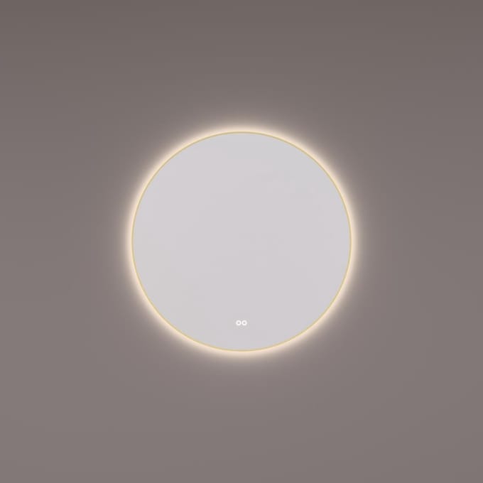 HIPP Design spiegel Rond LED Indirect 70 x 3 cm met Touch-Dimmer. Spiegelverwarming en Kleurenwissel