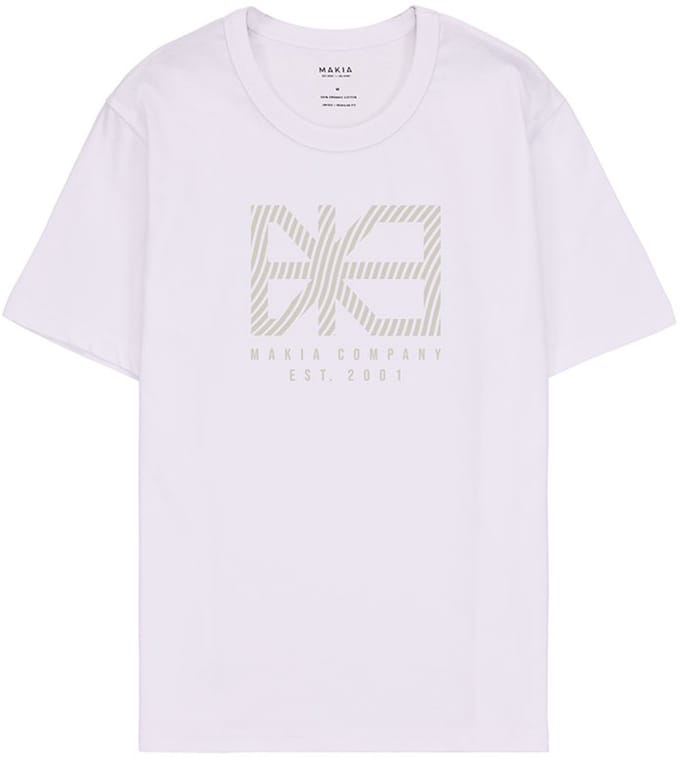 Makia Flag T-shirt Met Korte Mouwen Wit M Man