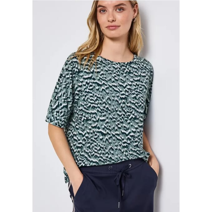 Batwing shirt met patroon