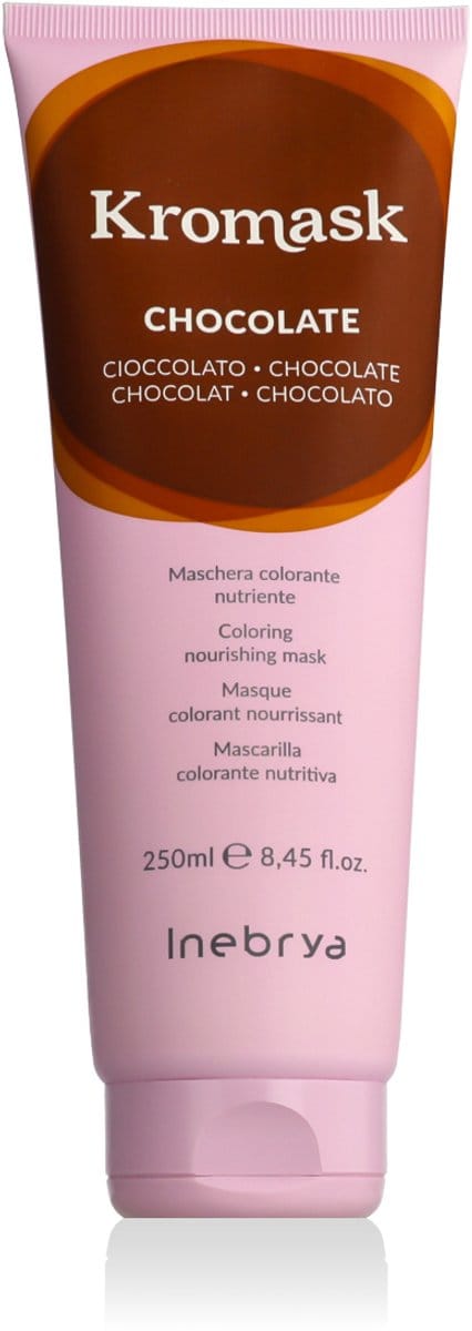 Inebrya, Kromask, Masque Crème Colorant pour Cheveux, Chocolat, 250 ml