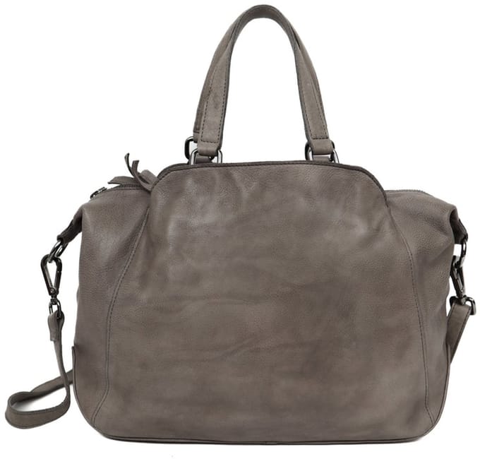 Bear Design Jinte Leren Handtas / Schoudertas - Grijs
