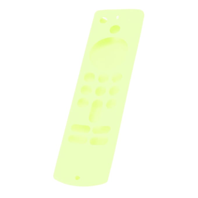 Housse de protection en silicone antidérapante pour télécommande Fire TV Stick avec cordon 3ème génération noir