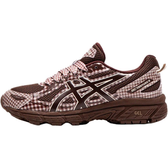 ASICS Gel-Venture 6 Story mfg. Roodbruin Gingham 44 gray