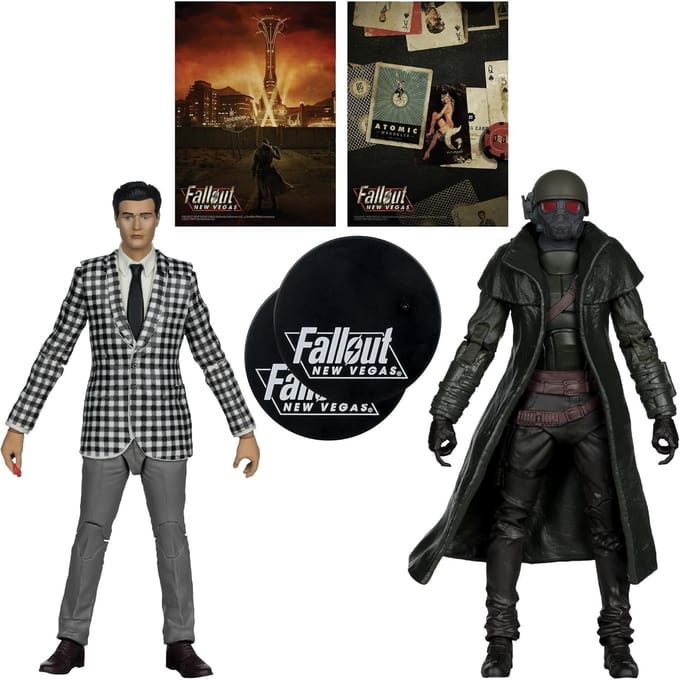 McFarlane Toys Fallout New Vegas Riot Ranger Armor And Benny Survivor 7  Action Figure 2-Pack