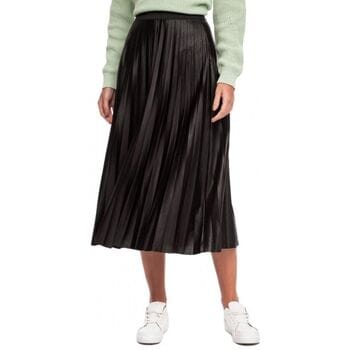 Midi-rokken Vila Nitban Midi Skirt - Black