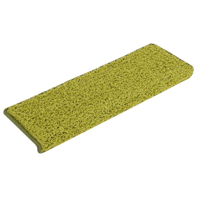 vidaXL Trapmatten 30 st 65x21x4 cm Groen Rechthoekige Rand