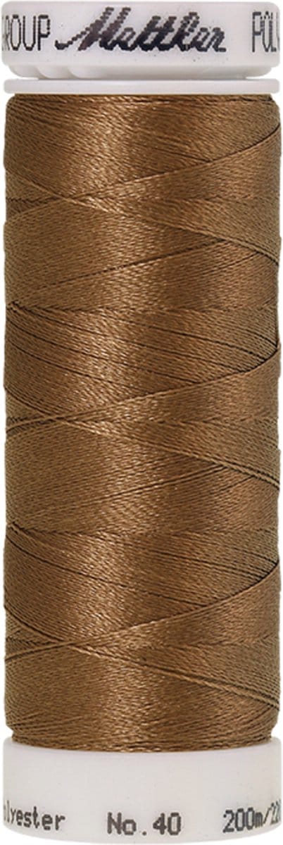 Mettler borduurgaren - Bruin - Nr 853 - Polysheen - 200 meter