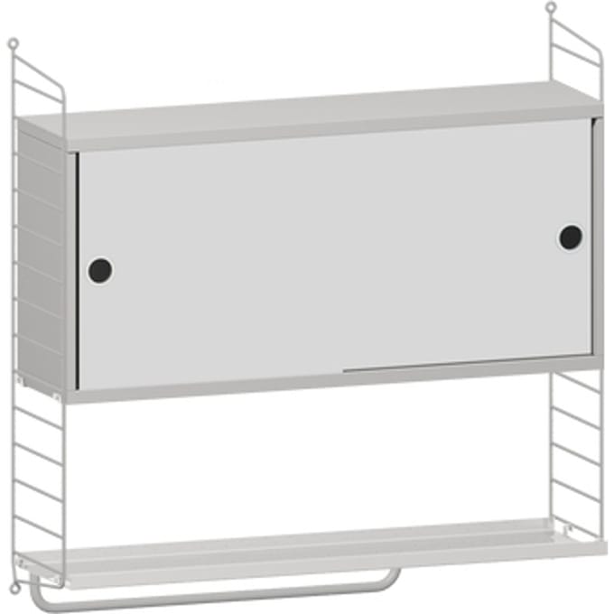 String Furniture - Wandrekcombinatie 3 - wit