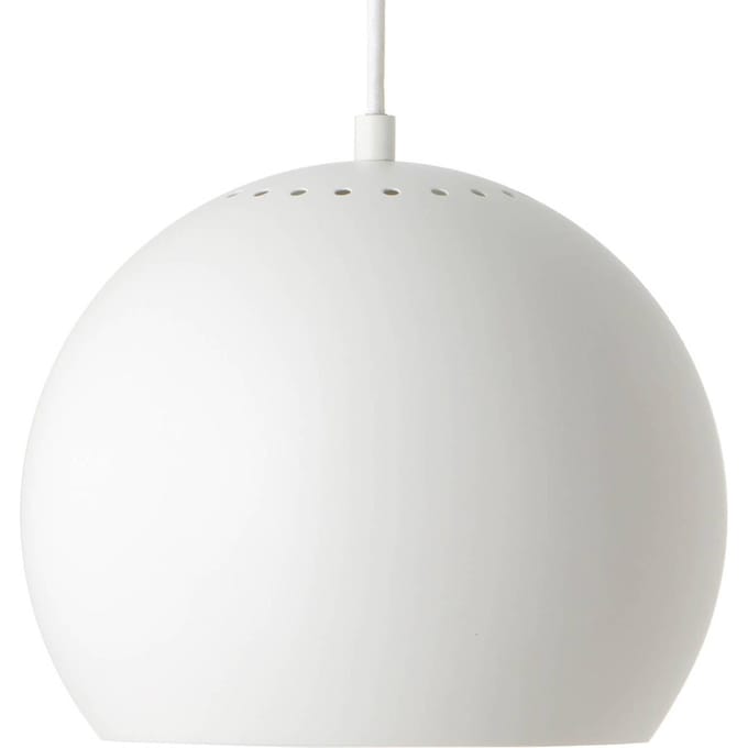 FRANDSEN Ball hanglamp, Ø 25 cm, mat wit