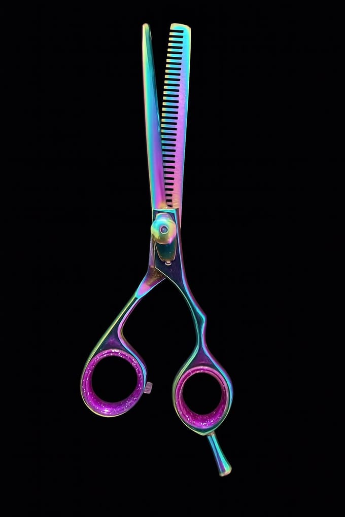 Belux Surgical Instruments / Professionele uitdunschaar - Uitdun kappersschaar - RVS - 18 cm - Kapperschaar - Multi kleur