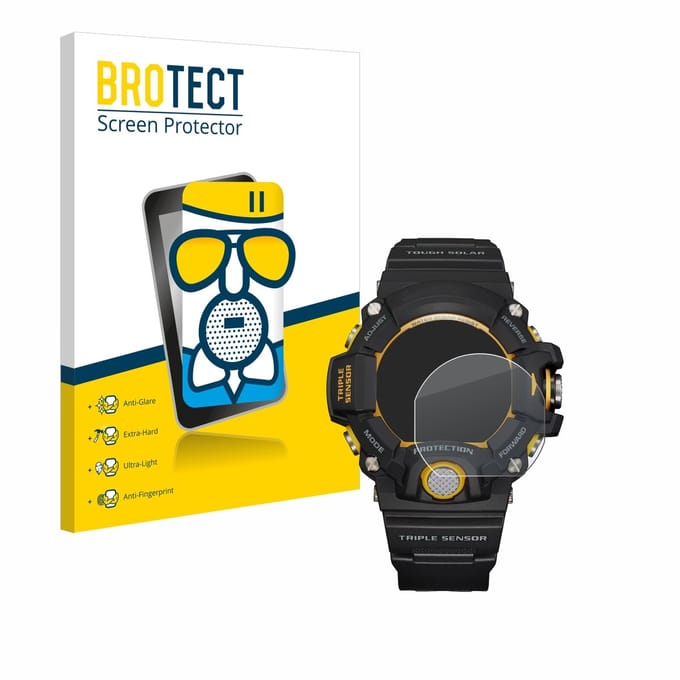 BROTECT - Screenprotector voor Casio G-Shock GW-9400Y-1 - Folie Beschermfolie Beschermglas matte