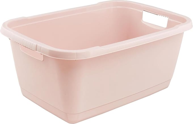 Wasmand 'aenna', breedte: 650 mm, noordse roze kleur