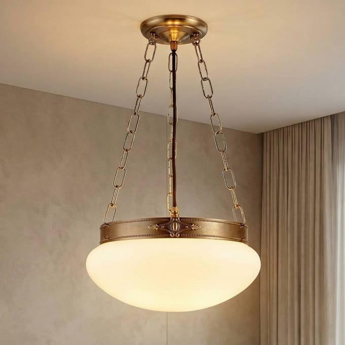 Berliner Messinglampen Klassiek uitziende hanglamp Verne
