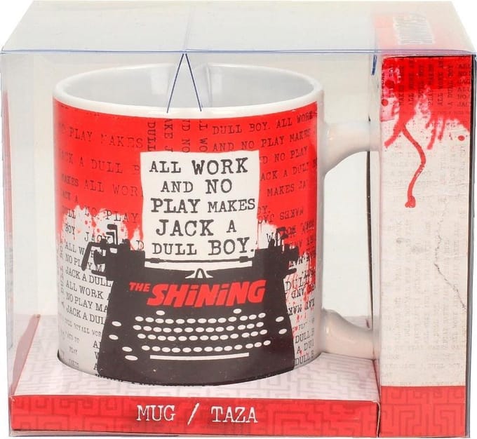 Sd Toys Mok The Shining: Typewriter Keramiek 11 Cm Rood/wit