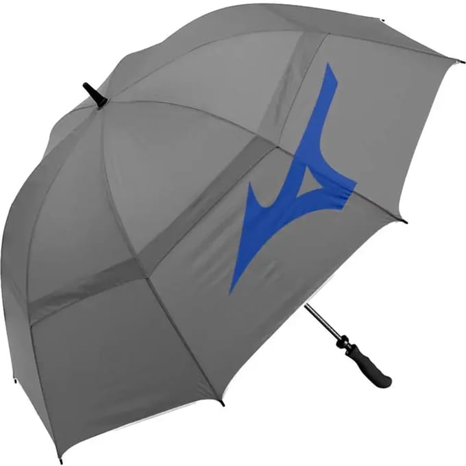 Mizuno Tour 55 inch Twin Canopy Staff Golfparaplu - Grijs Blauw