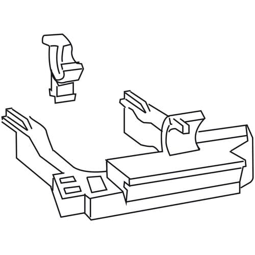 Mepa bearing block for 6-9 l cisterns 590.804