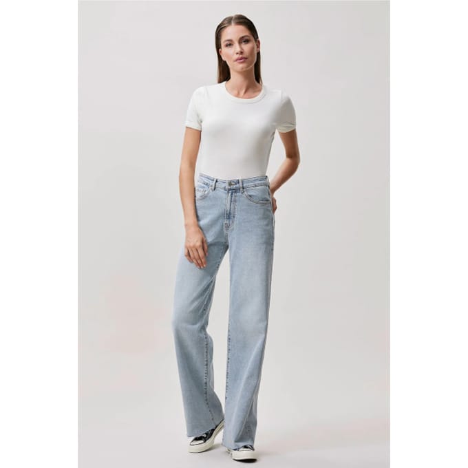 Catwalk Junkie Loose Fit Jeans Jeans Dames - Broek - Blauw - Maat 26