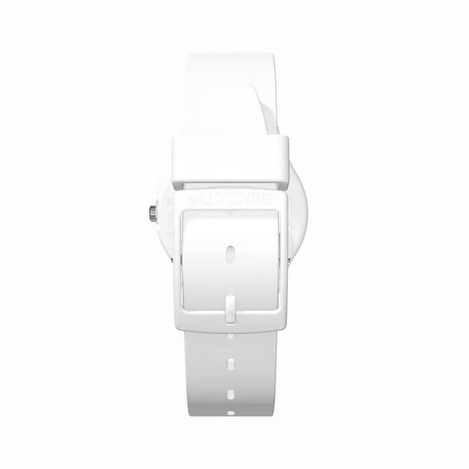 Swatch Originals Medium (34mm) SO28W107-S14 Just White Soft Horloge