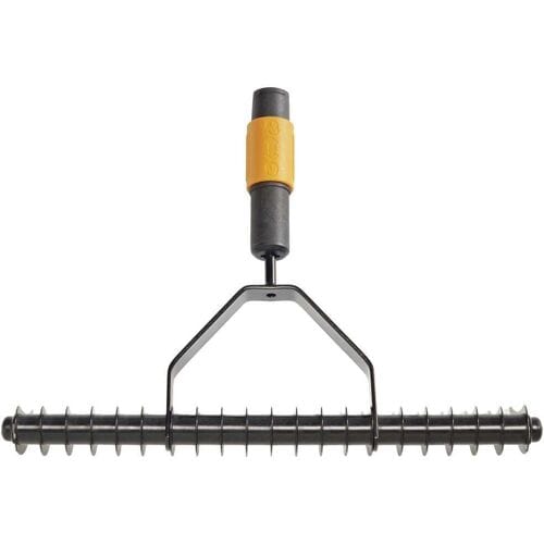 Fiskars Quikfit Verticuteerhark - Tuingereedschap - Hark opzetstuk - 370 mm