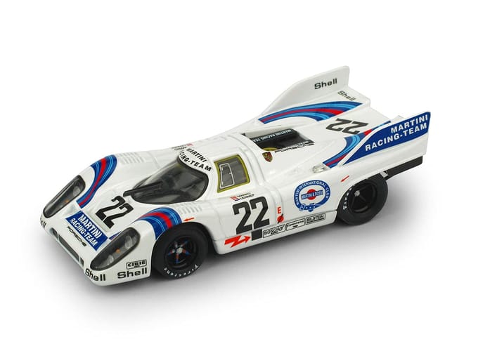 Brumm Porsche 917K Le Mans 24H 1971 Winnaar Martini Racing BRUMM 917K LE MANS MARTINI 1/43 [Gebruikt] wit