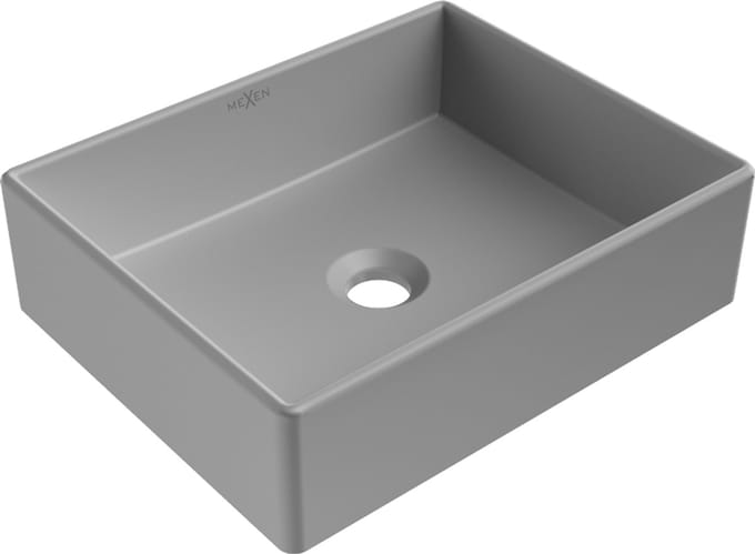 Mexen Goya opzetwastafel 40 x 32 cm, lichtgrijs mat - 22184061