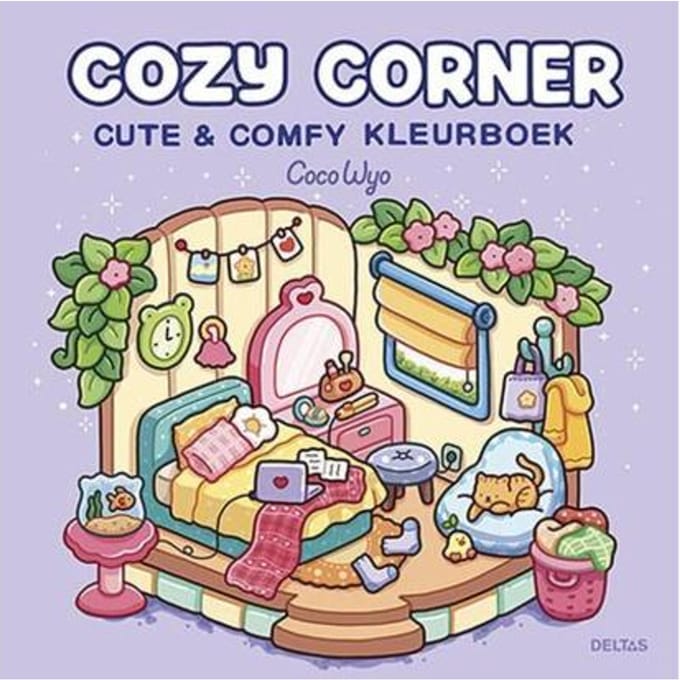 Cozy Corner Cute & Comfy kleurboek Coco Wyo Kleurboeken