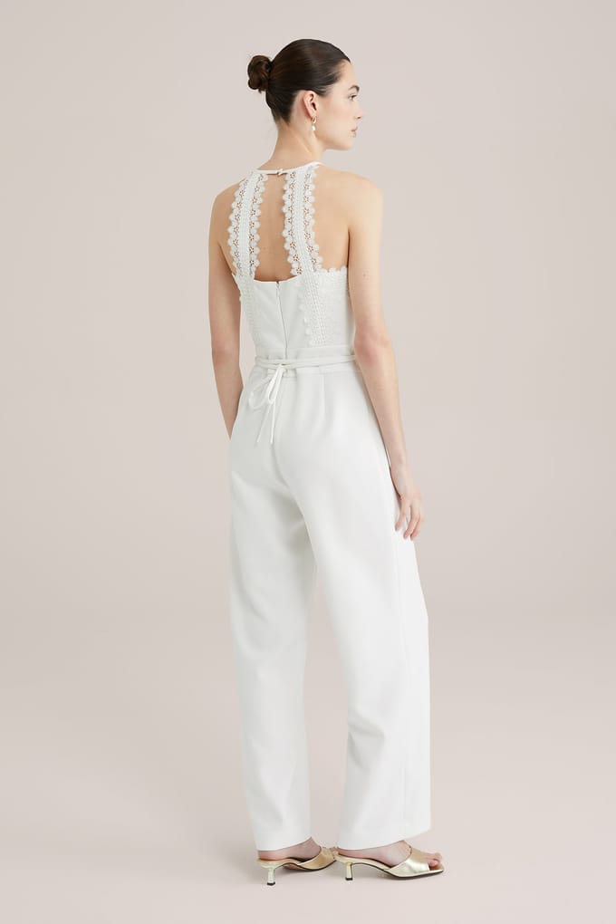 We Fashion Jumpsuit White Maat: 3XL | Jumpsuits Outlet | Dames | Wit