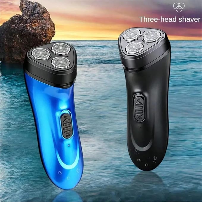 3D Zwevend Scheermes Wasbaar Oplaadbaar Elektrisch Scheermes Drievoudig Mes Baardtrimmer Hele Lichaam Wassen USB Reislader