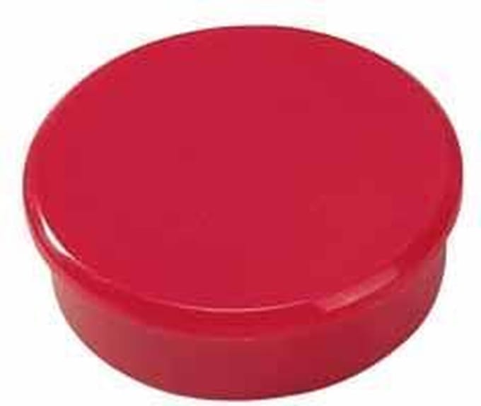 Dahle magneten diameter 38 mm rood