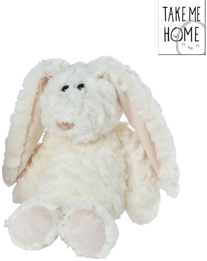 Take me home Konijn pluche wit | knuffel| cadeau