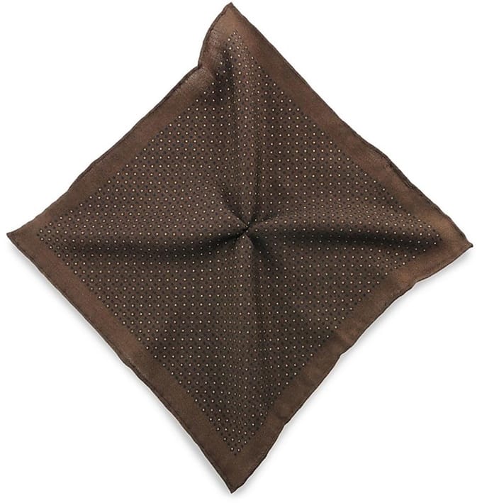 Sir Redman - Pochets - pochet flawless dots - bruin / marineblauw / wit