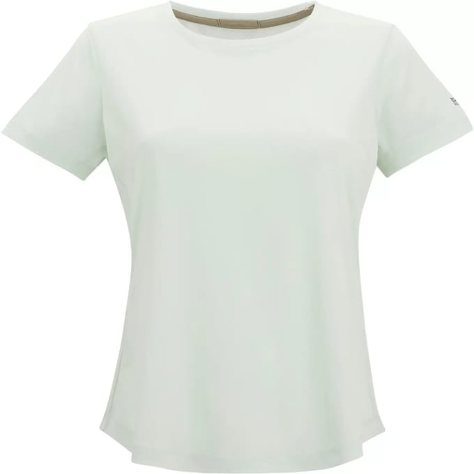 Mindo dames T-shirt met korte mouwen en anti-insectenprint van mesh