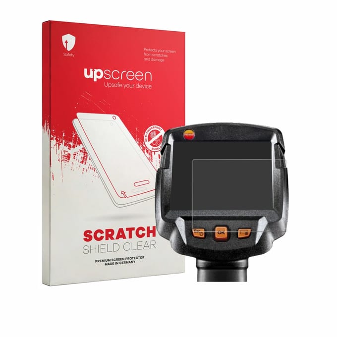 upscreen - Screenprotector voor Testo 872 - Folie Beschermfolie transparant