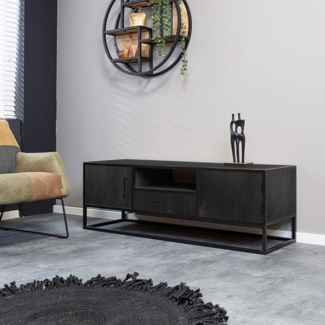 Starfurn tv meubel denver black 145 cm