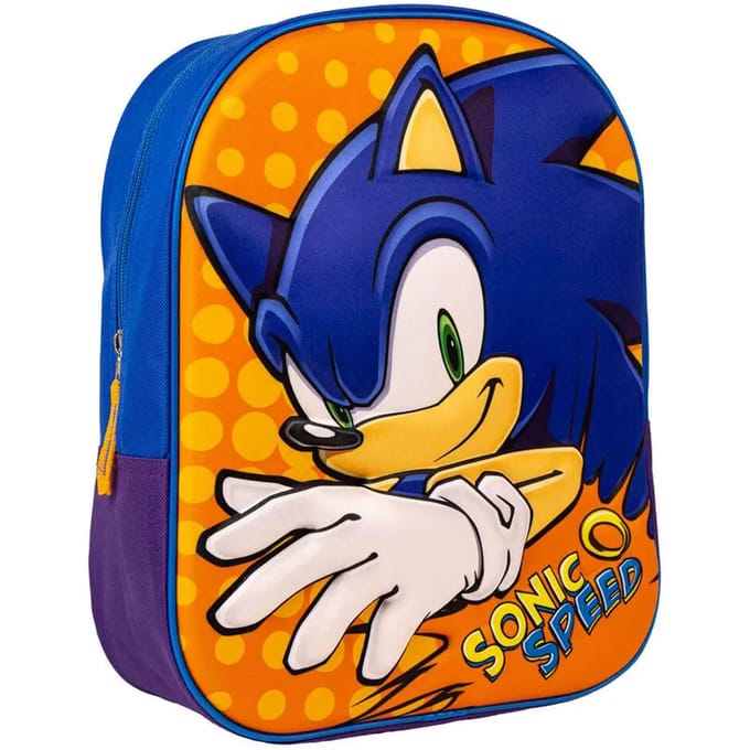Sonic the Hedgehog Rugzak 3D - Sonic Speed - Hoogte 31cm