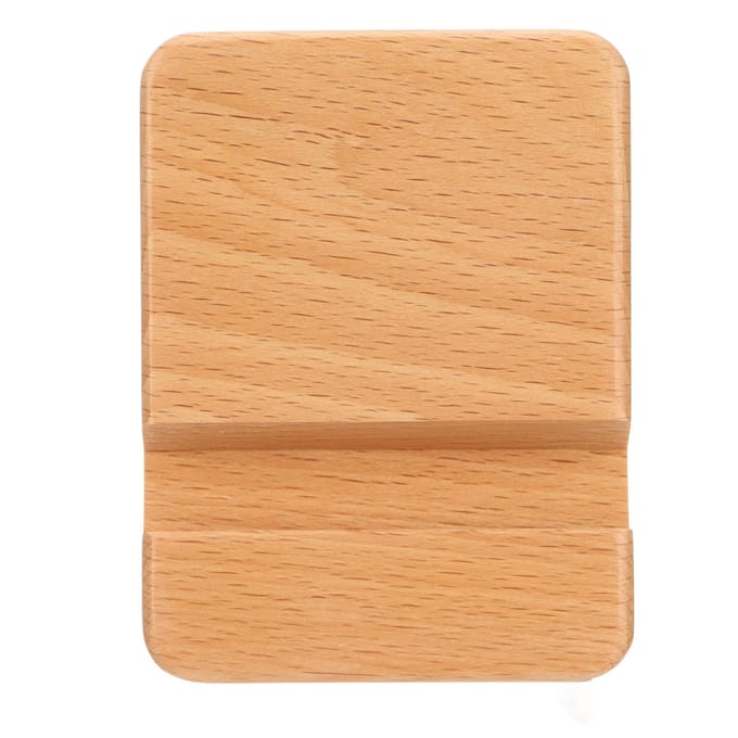 Houten Mobiele Telefoonhouder Cell Phone Stand Hout Universele Smartphone Desktophouder Draagbare Beugel brown