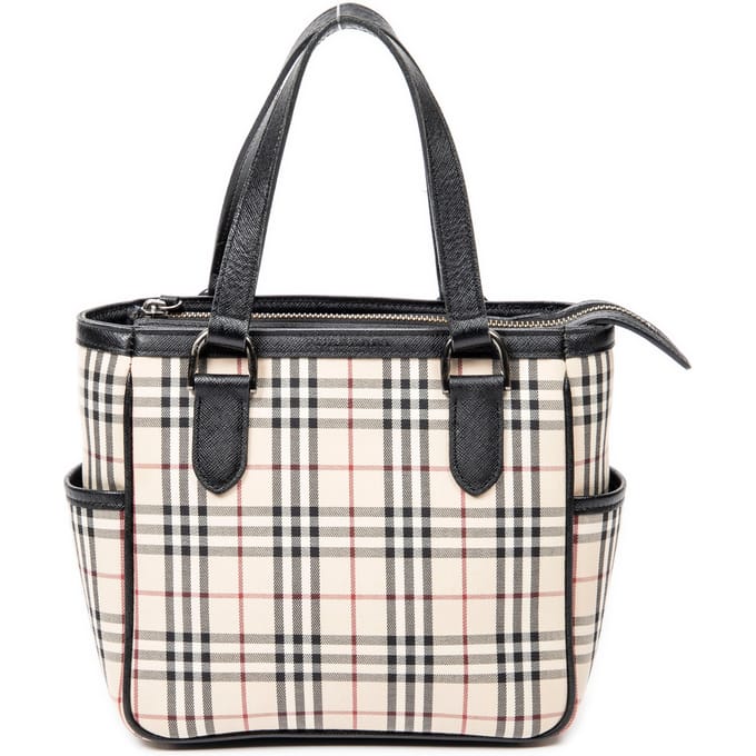 Side Pocket Zip Tote  Schoudertas