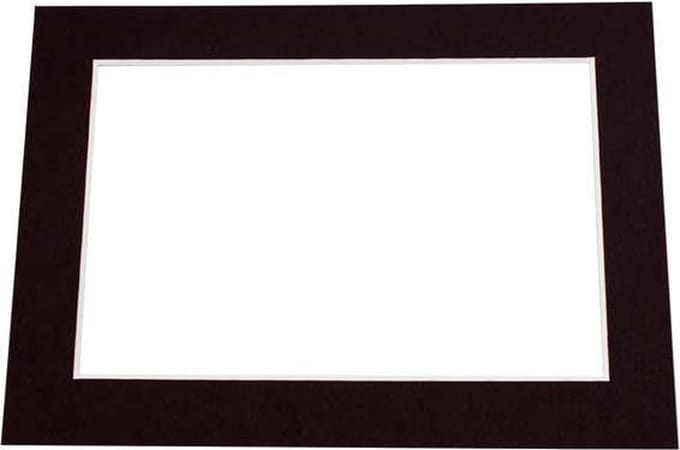 Passepartout Zwart Formaat 27,9x35,6cm (25 stuks)