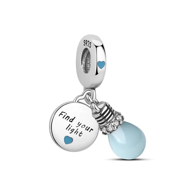 Authentiques Breloques Décoratives en Cuivre Véritable Pièce Pendentif Luciole Lumineuse Éléments Perles Adaptés Aux Bracelets Pan Colliers Création de Bijoux Pour white
