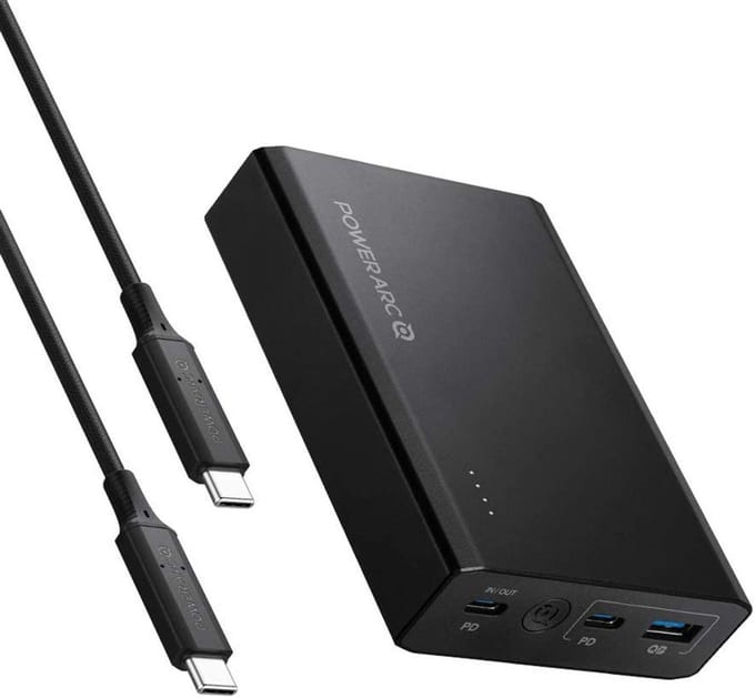 Spigen PowerArc ArcPack Powerbank - 60 Watt total - 15.000 mAh