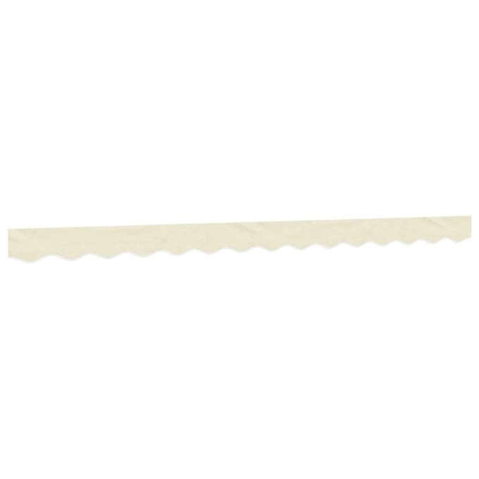vidaXL - Vervangingsdoek - voor - luifelrok - gestreept - 350 - cm - crèmekleurig