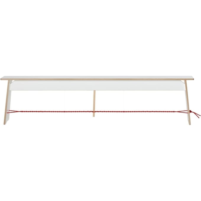 Moormann - Lange Max - wit (FU) - rood touw - L