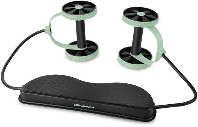 Spokey CARVY Suspension trainer - Zwart / Groen - 42 x 14 5 x 4 5 cm