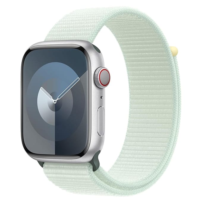 Apple Sport Loop band voor de Apple Watch | 44/45/46/49 mm - Soft Mint